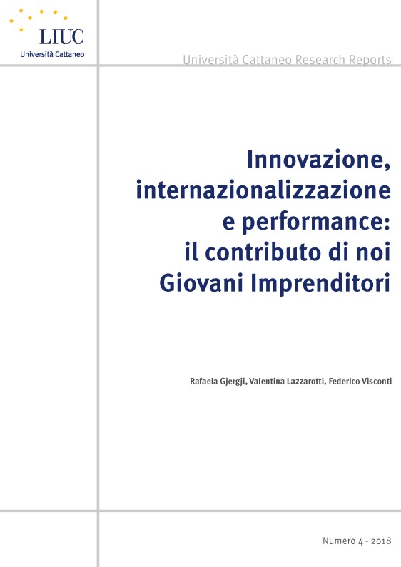 cover Università Cattaneo Research reports  n.4