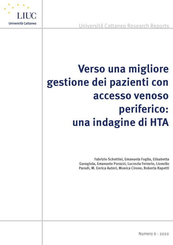cover Università Cattaneo Research reports  n.6